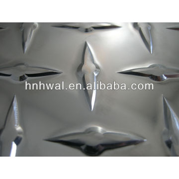 5 big bar aluminum pattern sheet, checked aluminum sheet